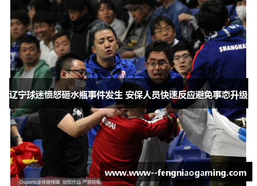 辽宁球迷愤怒砸水瓶事件发生 安保人员快速反应避免事态升级